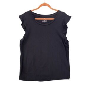 Eco Threads Blouse Size XXL Black